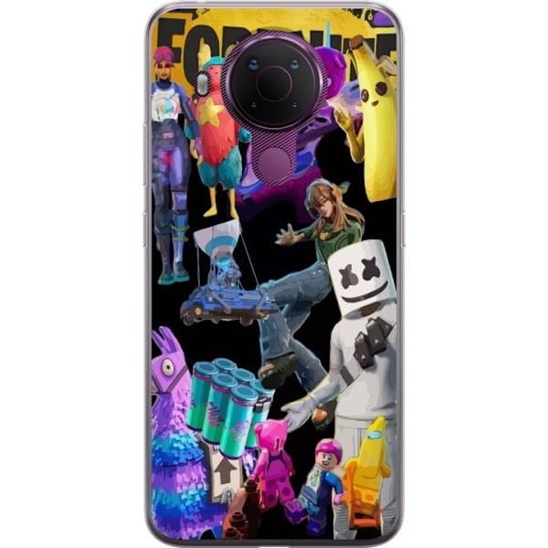 Nokia 5.4 Gennemsigtig cover Fortnite