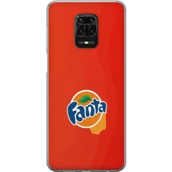 Kompatibelt Mobildeksel til Xiaomi Redmi Note 9 Pro Minimalistisk appelsinbrus-inspirert design oransje