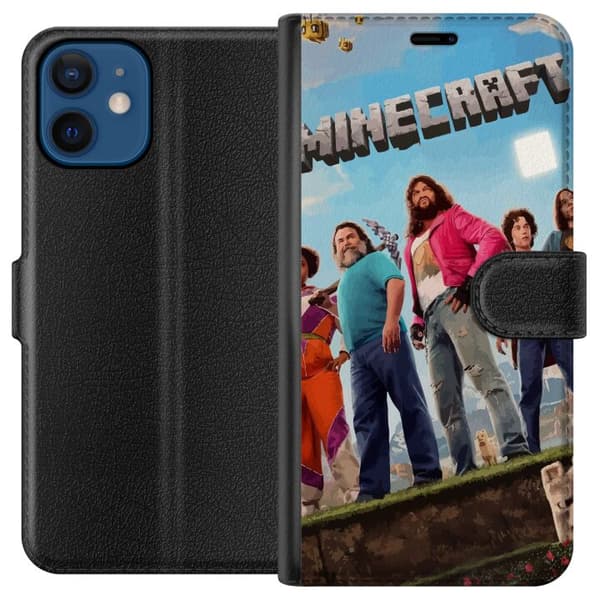 Kompatibel Tegnebogsetui til Apple iPhone 12 mini A Minecraft Movie