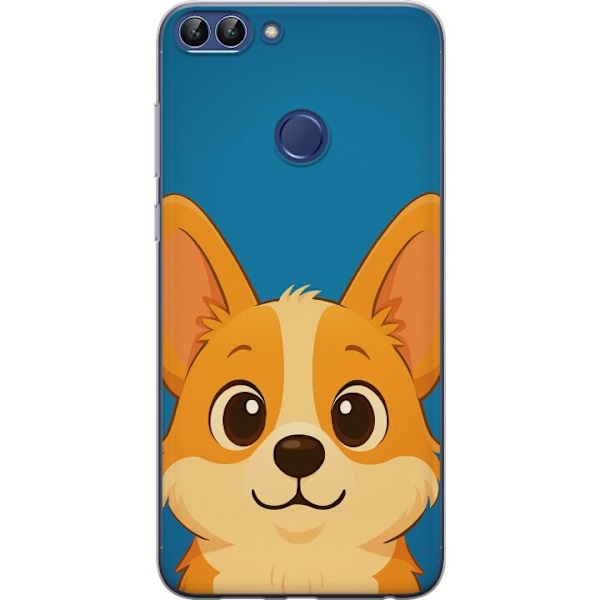 Huawei P smart Gennemsigtig cover Hello Corgi