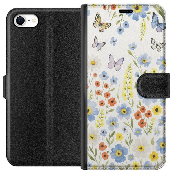 Apple iPhone 6 Tegnebogsetui Sommerblomster