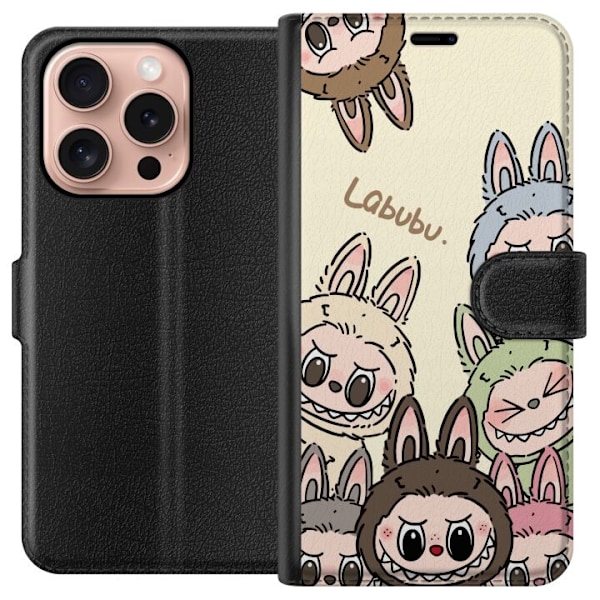 Apple iPhone 16 Pro Tegnebogsetui Labubu Pastel Collection