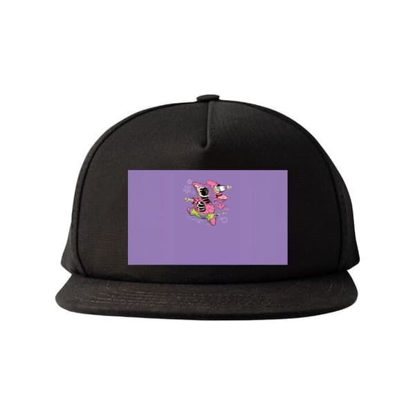Snapback-lippalakki musta one size
