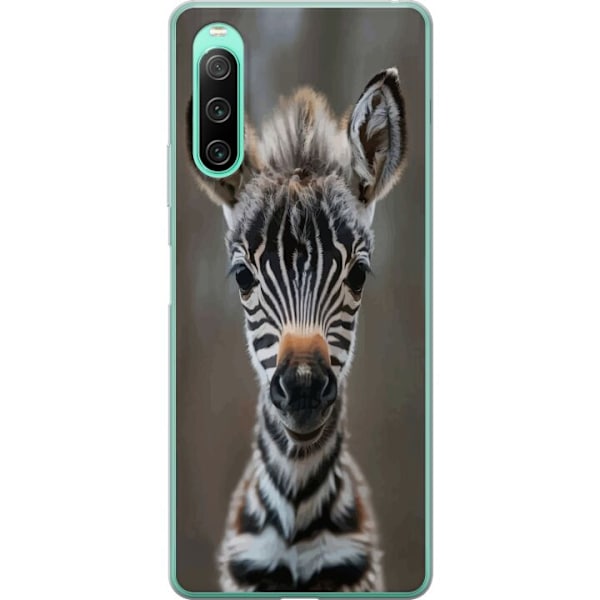 Sony Xperia 10 IV Läpinäkyvä kuori Giraffi Eläinaihe Afrikka Luonto Graafinen Kuva Savanni Villieläimet Suosittu Seinätaide Eksoottinen Teema
