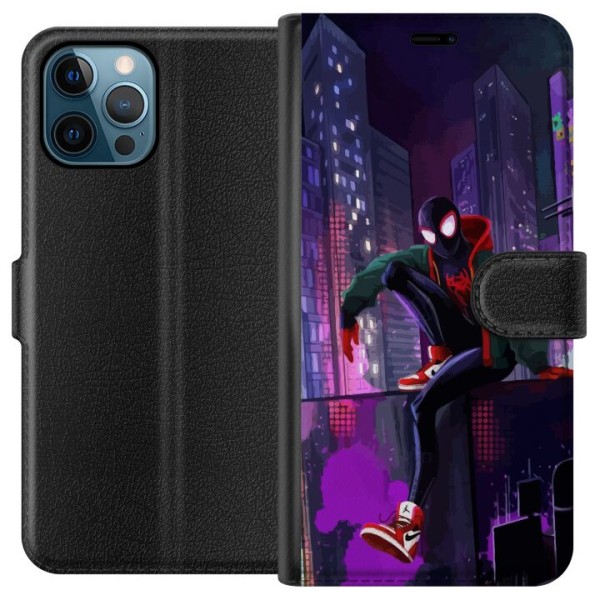 Apple iPhone 12 Pro Max Lompakkokotelo Fortnite - Spider-Man
