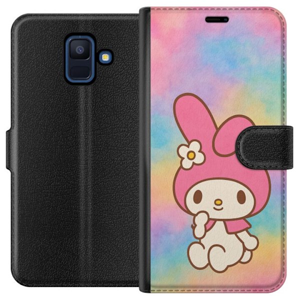 Samsung Galaxy A6 (2018) Lompakkokotelo Kawaii Sanrio My Melod