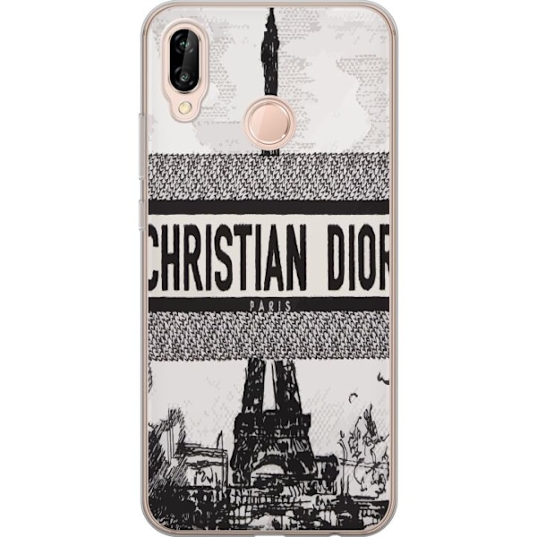 Huawei P20 lite Gjennomsiktig deksel Christian Dior