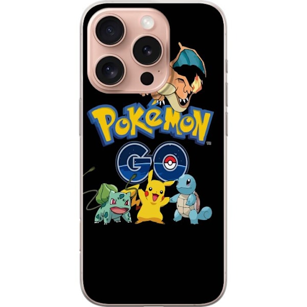 Apple iPhone 16 Pro Genomskinligt Skal Pokemon