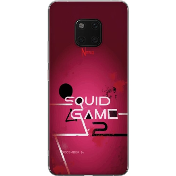 Huawei Mate 20 Pro Läpinäkyvä kuori Squid Game 2 - Punainen