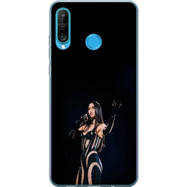 Huawei P30 lite Genomskinligt Skal Dua Lipa – Pop Star Aesthetic