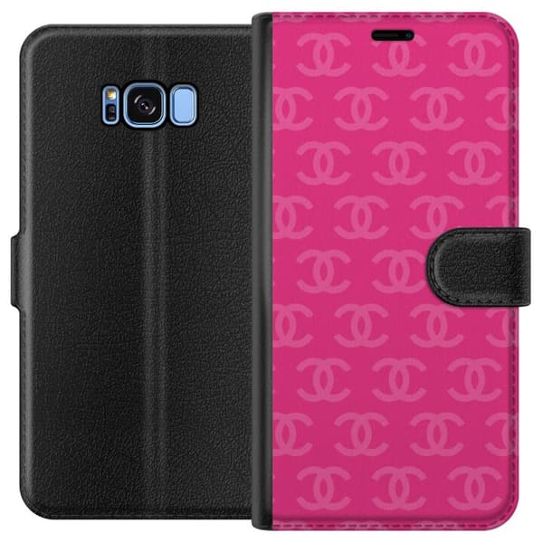 Kompatibelt Plånboksfodral till Samsung Galaxy S8 CC Pink