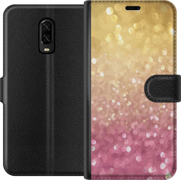 Kompatibelt Plånboksfodral till OnePlus 6T Glitter