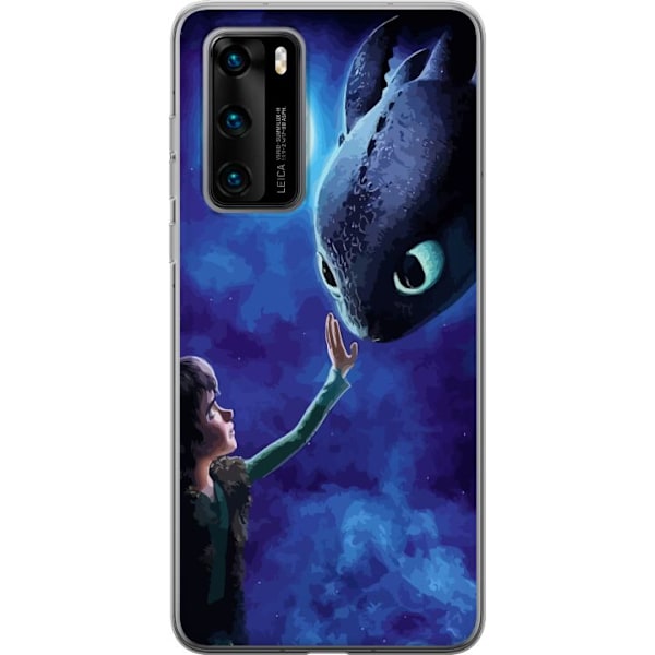 Huawei P40 Genomskinligt Skal Draktränaren How to Train Your Dragon