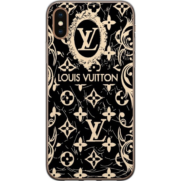 Apple iPhone XS Max Genomskinligt Skal LV LV LV Konst