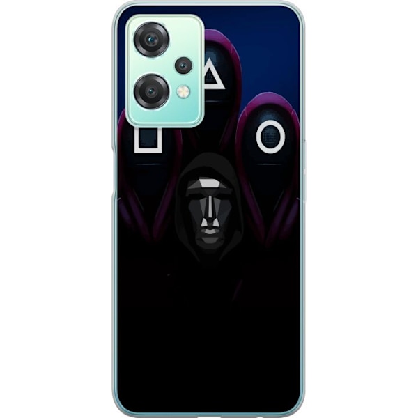 OnePlus Nord CE 2 Lite 5G Genomskinligt Skal Squid Game Säsong 3 Nya Ikoner Populär Serie TV Motiv Asiatisk Drama Trend Ikoniskt Grafisk Design
