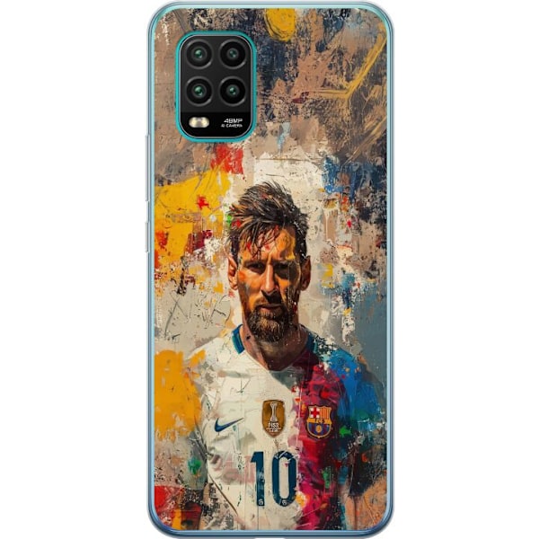 Xiaomi Mi 10 Lite 5G Genomskinligt Skal Messi Art