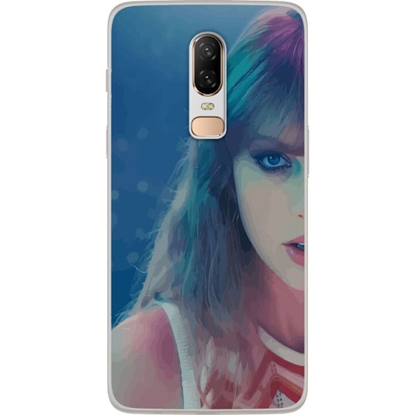 OnePlus 6 Läpinäkyvä kuori Taylor Swift