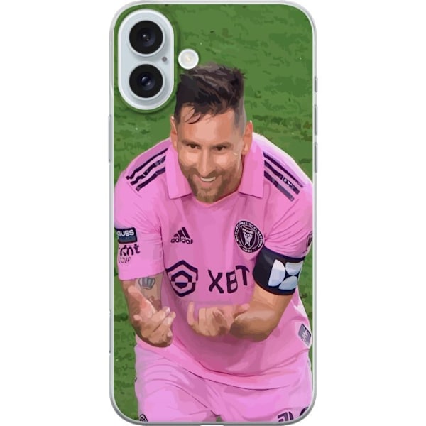 Apple iPhone 16 Plus Läpinäkyvä kuori Lionel Messi