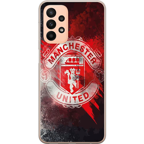 Samsung Galaxy A23 Gennemsigtig cover Manchester United F.C.