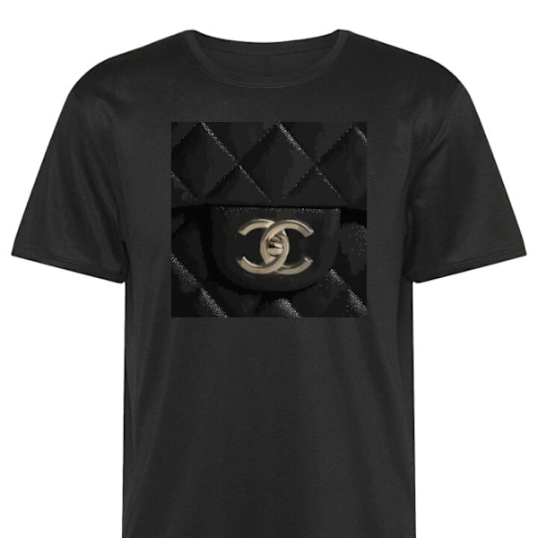 Tränings-T-shirt | Sport-T-shirt för Vuxen Chanel Black svart XX-Large