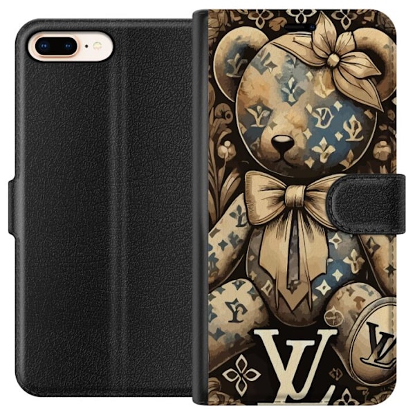 Apple iPhone 8 Plus Plånboksfodral LV Teddy