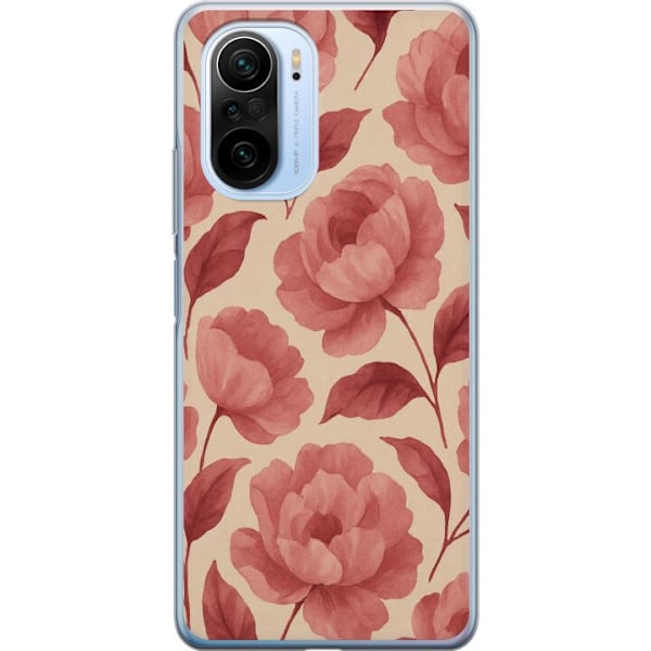 Xiaomi Mi 11i Läpinäkyvä kuori Ruusun Kukinta