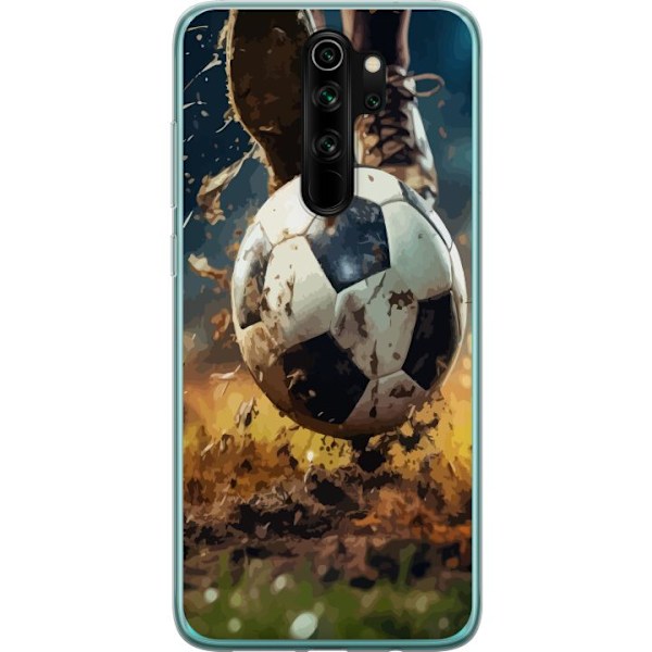 Xiaomi Redmi Note 8 Pro  Genomskinligt Skal Fotboll