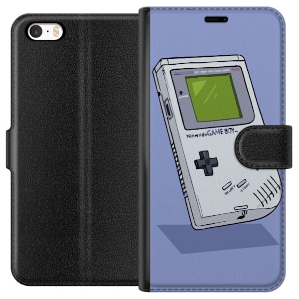 Apple iPhone 5 Lommeboketui Game Boy Lilla