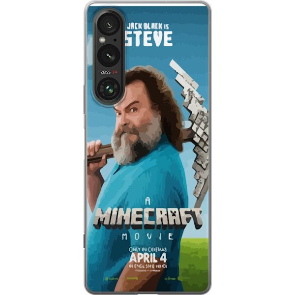 Sony Xperia 1 V Läpinäkyvä kuori Minecraft-elokuva