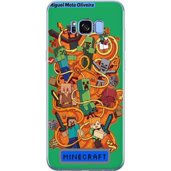 Samsung Galaxy S8 Gennemsigtig cover Minecraft