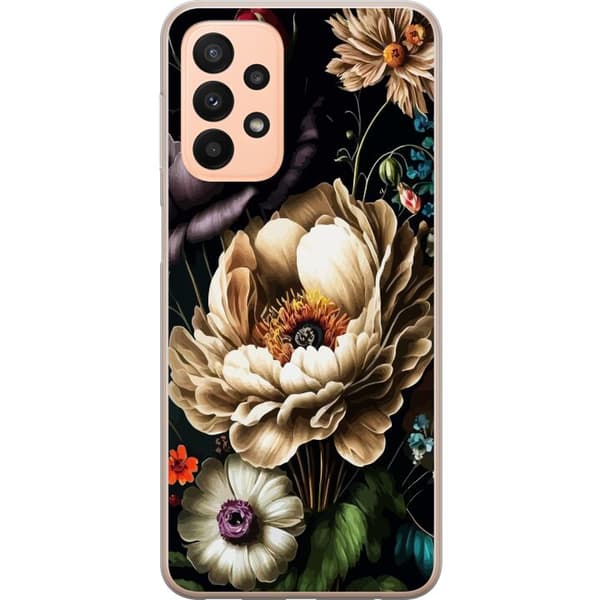 Kompatibelt Mobildeksel til Samsung Galaxy A23 Blomster