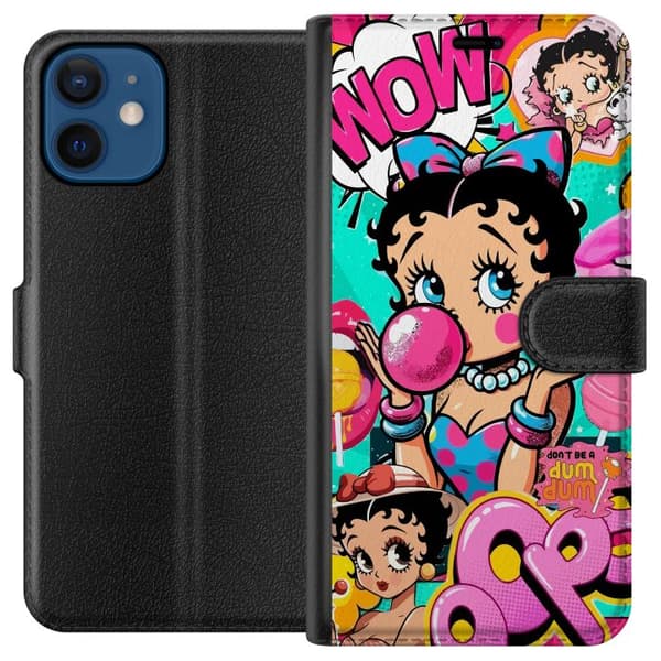 Kompatibelt Plånboksfodral till Apple iPhone 12 mini Betty Boop