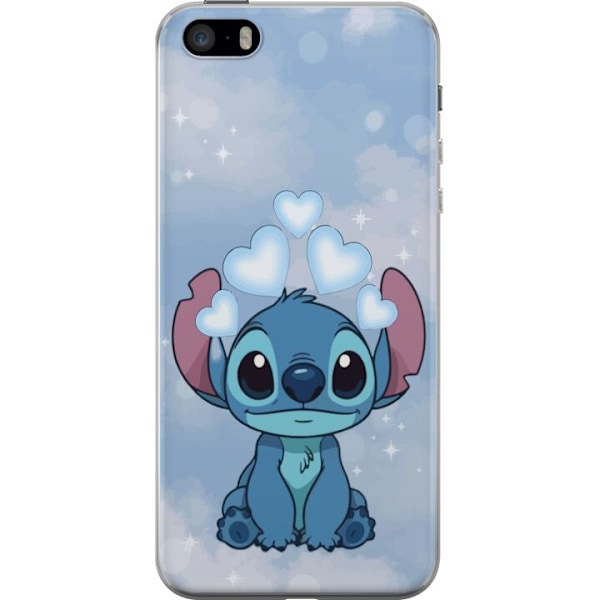 Apple iPhone SE (2016) Genomskinligt Skal Stitch Hoppande Glädje – Rolig Design för Present