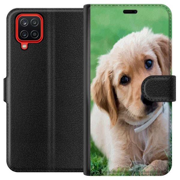 Samsung Galaxy A12 Plånboksfodral Hund