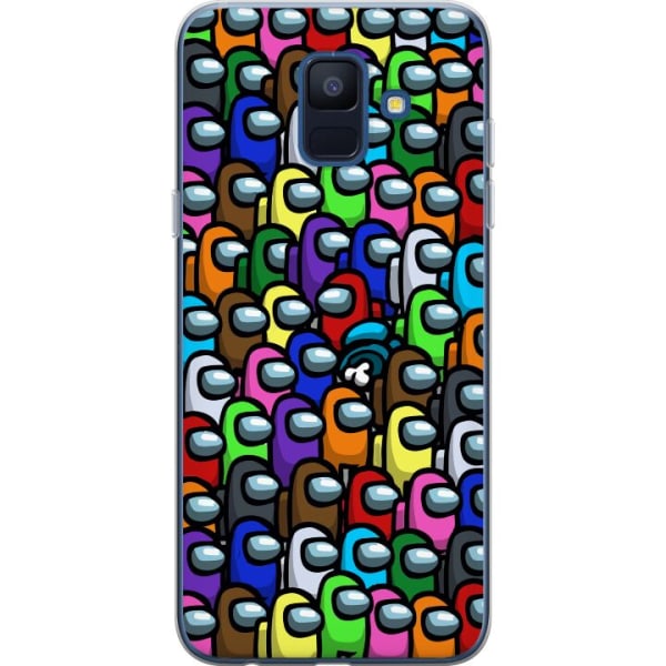 Samsung Galaxy A6 (2018) Läpinäkyvä kuori Among Us