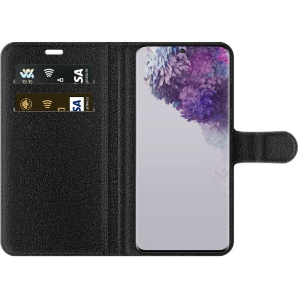 Samsung Galaxy S20 Ultra Plånboksfodral Glitter Leopard