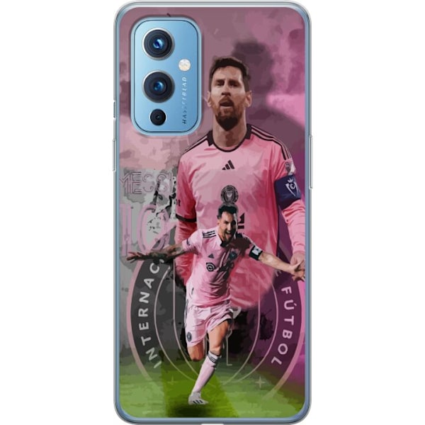OnePlus 9 Läpinäkyvä kuori Messi