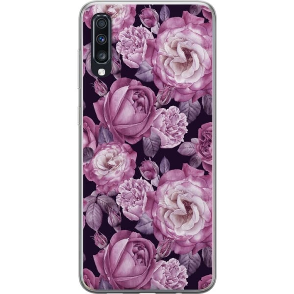 Samsung Galaxy A70 Cover / Mobilcover - Blomster