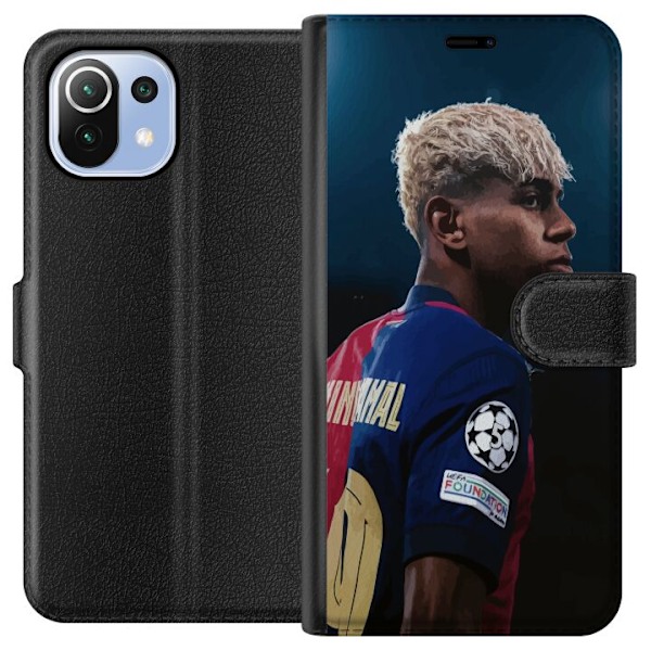 Xiaomi Mi 11 Lite Tegnebogsetui Lamine Yamal - Barcelonas Wund