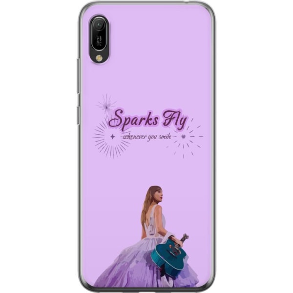 Huawei Y6 Pro (2019) Gennemsigtig cover Taylor Swift - Sparks