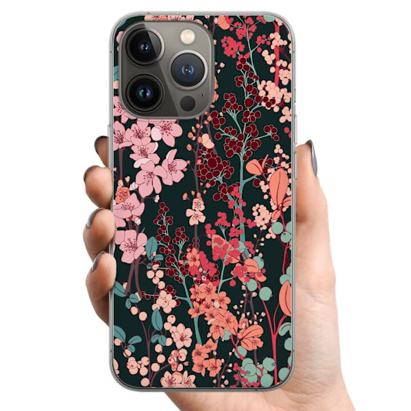 Kompatibelt Mobildeksel til Apple iPhone 13 Pro Blomster