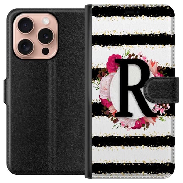 Kompatibel Tegnebogsetui til Apple iPhone 16 Pro R