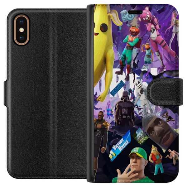 Apple iPhone XS Tegnebogsetui Fortnite