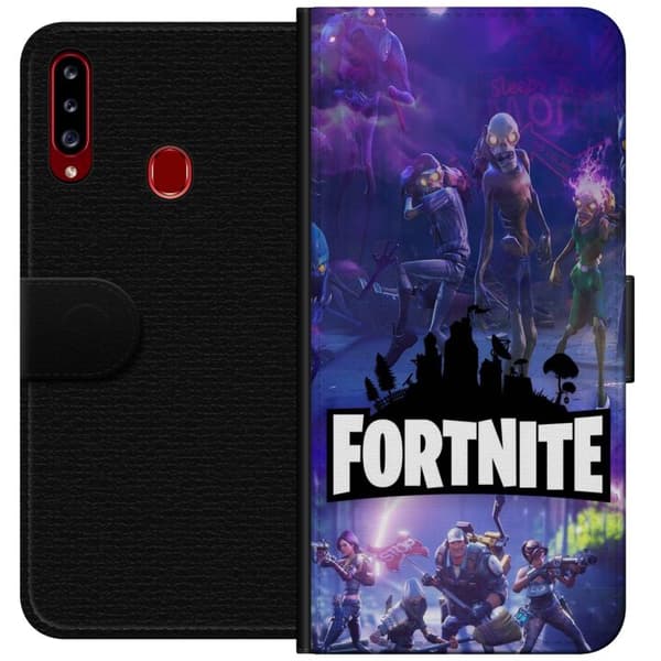 Kompatibelt Plånboksfodral till Samsung Galaxy A20s Fortnite