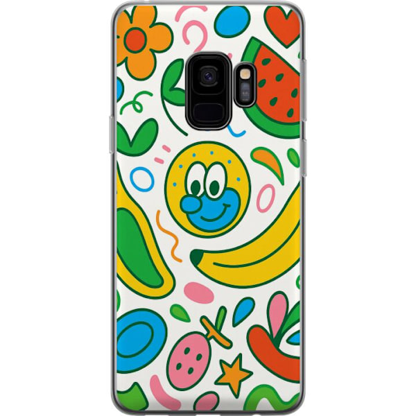 Samsung Galaxy S9 Gennemsigtig cover Sommerfugle Slør