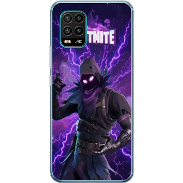 Xiaomi Mi 10 Lite 5G Genomskinligt Skal Fortnite Raven – Mö