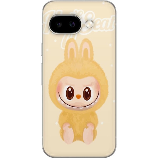 Google Pixel 9a Läpinäkyvä kuori Pop mart labubu