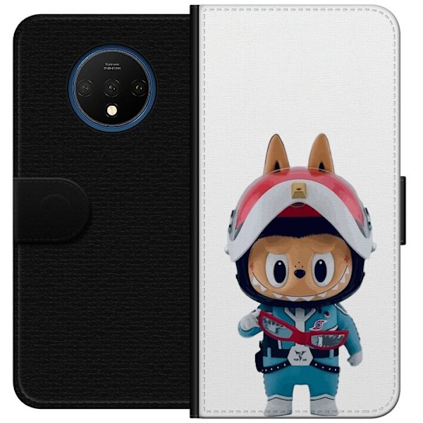 OnePlus 7T Lompakkokotelo How2work Labubu hirviöt x Ultraman