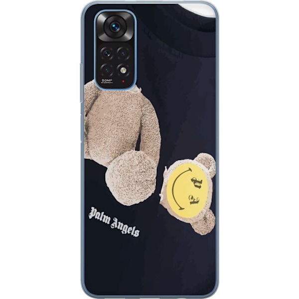 Xiaomi Redmi Note 11S Genomskinligt Skal Teddy Palm Angels