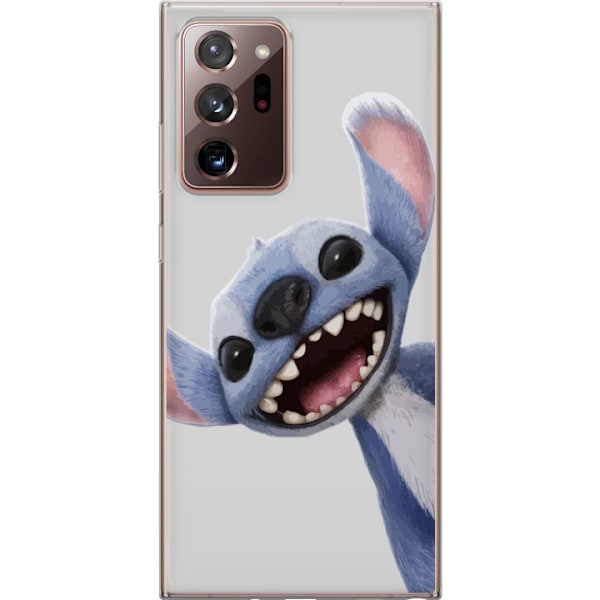 Samsung Galaxy Note20 Ultra Genomskinligt Skal Stitch i Fart – Kawaii Design för Fans & Barn